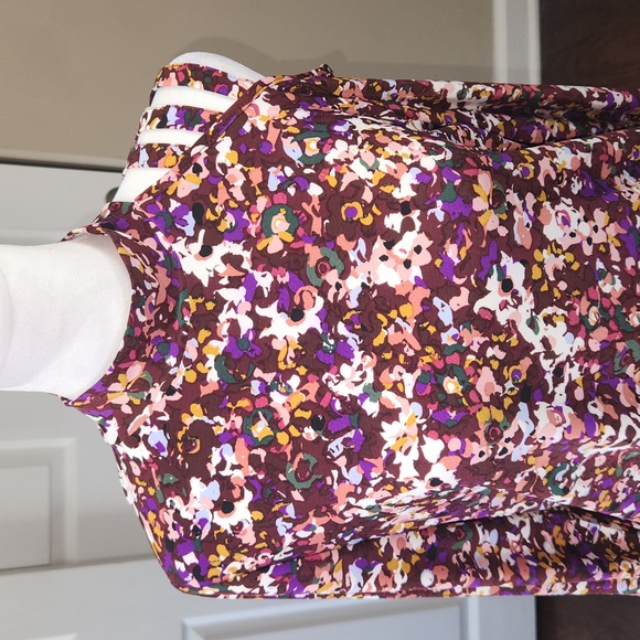 NINE WEST LONG SLEEVES TOP SIZE M ONE CUT OUT SHOULDER NEW WITH TAGS - Picture 3 of 11